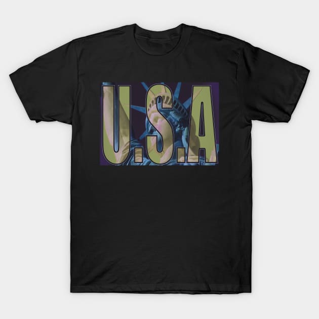 USA liberty T-Shirt by svksesmatamv